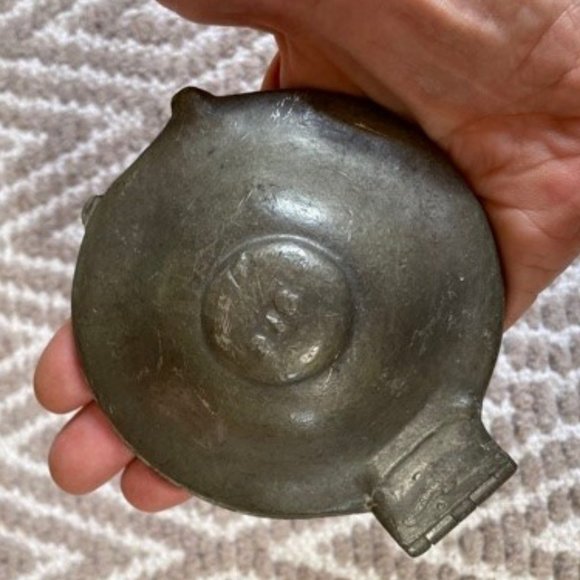 Antique Sunflower Pewter Ice Cream/Chocolate Mold - Picture 5 of 6